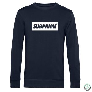 Subprime sweat block heren navy