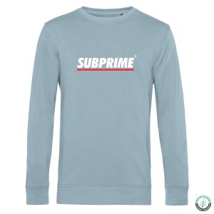 Subprime sweater Stripe heren sky blue