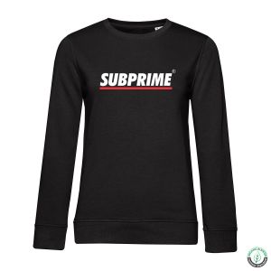 Subprime sweat Stripe dames black