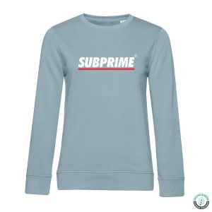 Subprime sweat Stripe dames sky blue