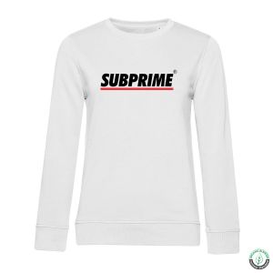 Subprime sweat Stripe dames wit